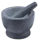 Davis & Waddell Granite Mortar and Pestle Solid Herb Spice Grinder Tool 12cm