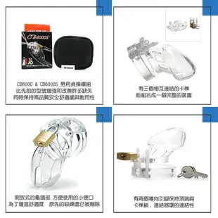 美國 A.L. Enterprises 男用貞操套模組 CB6000(S) MALE CHASTITY DEVICE