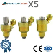 5 Angled Ball Attachment 30° Dental Fixture Adapter Head Int Hex Lab Tool