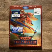 Disney: Planes Fire & Rescue Exclusive Hologram Blu Ray DVD with Slip Case