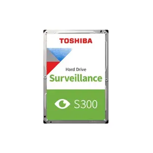 【TOSHIBA 東芝】S300 6TB 3.5吋 5400轉 256MB AV影音監控內接硬碟(HDWT860UZSVA)