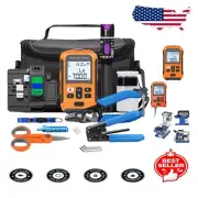 Precision Multi-Purpose Fiber Optic Toolkit with Cleaver, VFL & Stripping Tool
