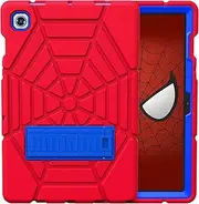 Grifobes Galaxy Tab A8 Case, for Samsung Galaxy Tab A8 Case 10.5 inch 2022 Shockproof Rugged Protective Cover with Stand for 10.5" Tablet SM-X200/X205/X207 for Kids Boys Children (Red+Blue)