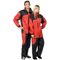 在飛比找蝦皮商城優惠-天龍牌 F1 機車型風雨衣 紅色 二件式套裝雨衣