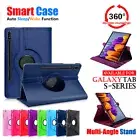 For Samsung Galaxy Tab S9 S7 S10 FE S8 Plus Case Rotating Leather Stand Cover