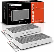 A-Premium 2-PC Cabin Air Filter with Activated Carbon Compatible with BMW X1 2016-2022, X2 2018-2022, i3 2014-2021, i3s 2018-2021 & Mini Cooper/Cooper Clubman 2016-2022, Cooper Countryman 2017-2022