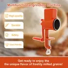 Hand Crank Grain Grinder Rustproof Aluminum Grain Mill Multifunctional tibah