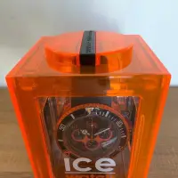 在飛比找Yahoo!奇摩拍賣優惠-Ice watch 瑩光橘色防水手錶，礦物玻璃，法國