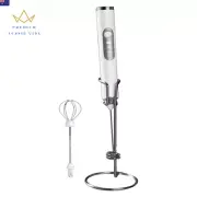 Electric Milk Frothers Wireless Handheld Milk Foamer Blender Coffee Maker Whisk
