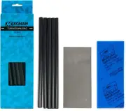 XCMAN Alpine Freeride Snowboard Ski Base Ptex Base Repair Kit:5 ptex,Metal Sc...