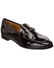 Gucci Jordaan Patent Loafer 38 Black