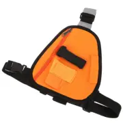 Adjustable Radio Harness Bag Front Pack Triangle Chest Bag Holster Carry Case