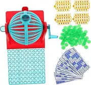 Vaguelly Mini Bingo Machine Handheld Picker for Boys and Girls' Party Games Family Fun