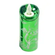 2PC Halloween Decoration Creative Halloween Simulation Candle Light for Home Party Bar Atmosphere Lamp Candle green medium