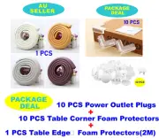 21 PCS Baby Safety Socket Cover+Corner Protector+Desk Table Edge Guard Protector