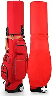 Golf Bag, 10-Way Golf Stand Bag, Golf Bag with Password Lock and Rain Cover, Golf Bag for Men and Woman, Easy to Carry and Travel