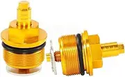 for Har&Ley for Davidson for FXR for FXRS 1988-1994 Motorcycle Preload Fork Cap Adjustable Fork Bolts Preload Fork Bolts(Gold)
