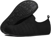 [ZhaaDee] Womens Mens Slippers with Rubber Sole Ultra-Lightweight House Slipper Socks Around House Shoes Non Slip Indoor&Outdoor