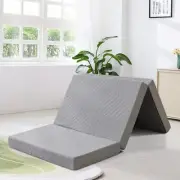 3 Inch Tri-Fold Mattress, Small Single Memory Foam Foldable Mattress, Tri Fol...