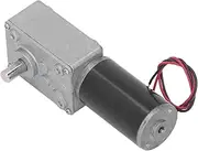 DC Gear Motor Micro High Torsion Speed Reduction Turbine 12V Single Shaft Self Locking Reversible Gear Motor (15RPM)
