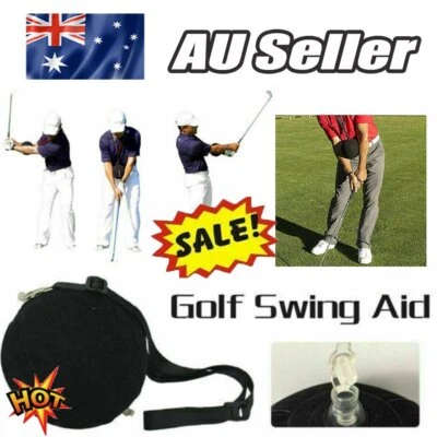 Inflatable Tour Striker Smart Ball Golf Swing Trainer Aid Swing Correction Black