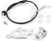 Clutch Spring Clutch Cable Kit & Firewall Adjuster Triple Hook Clutch Quadrant Kit Fit for Ford Mustang 96-04 Clutch Slave Cylinder