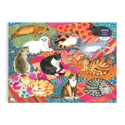 Galison Lounging Cats Puzzle 1000pc