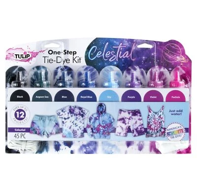 Tulip One-Step Tie-Dye Kit 8 Color Kit-Celestial (Pack of 1)