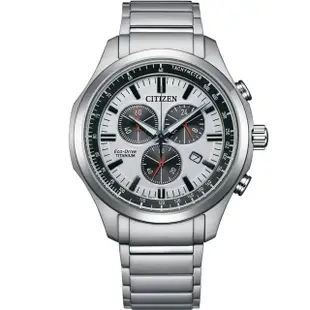 【CITIZEN 星辰】GENTS系列 光動能 鈦金屬計時腕錶-43mm 母親節(AT2530-85A)