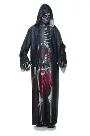 Underwraps Underworld Grim Reaper Child Costume Photo Real Dark Reaper Medium