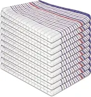 Premium 20PCs Oversized Tea Towel Set | 100% Cotton | Commercial-Grade 50 x 70 CM | Ultra Absorbent, Machine Washable | Ideal for Home, Restaurants, and Commercial Use | Feather-Light Luxury