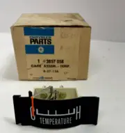 1968 Dodge Valiant Dash Instrument Cluster Temperature Gauge 2857058 NOS.