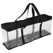 Clear Holds DVD CD Storage Holder Easy Zip Closure Carry Bag Organizer G5O2