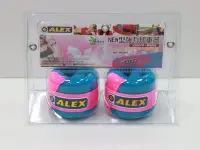 在飛比找Yahoo!奇摩拍賣優惠-(高手體育) ALEX NEW型強力加重器1KG/對(藍粉)