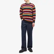 [Jamiesons of Shetland] Jamieson's of Shetland Stripe Crew Knit
