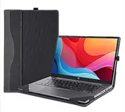 Jarttarn Laptop Case Compatible with 16 Inch HP Pavilion 16-ag 16z-ag 16-af 16t-af Notebook,Sleeve PU Leather Bag Protective Skin Cover with Pen Holder (Black)