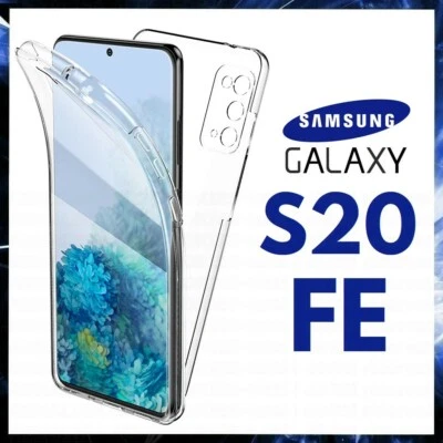 For SAMSUNG GALAXY S20 FE 360 CLEAR CASE FRONT AND BACK TPU SILICONE PHONE COVER