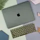 新款霧面暗夜綠保護殼 適用於蘋果筆電 Macbook Air 13 A2337 Mac Pro 13.3吋 注音鍵盤膜