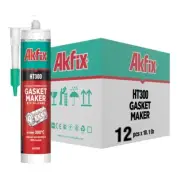 Flexible High Temp Silicone Gasket Maker - 12oz RTV Sealant for Engine Sealing