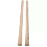 2Pcs Non-skid Replacement Handles Wooden Handle Non-skid Hoe Handle Gardening