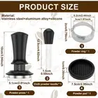 51mm Stainless Steel Coffee Tamper Set Espresso Accessories Kit Fits EWE