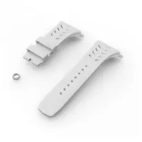 在飛比找鮮拾優惠-【Y24】Apple Watch 多彩矽膠錶帶【白】