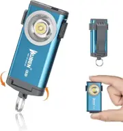 G2 Keychain Flashlight 500 Lumens Rechargeable Pocket Mini Flashlight High Lumen