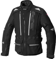 Spidi H2Out Allroad Motorcycle Textile Jacket, black-grey, Size M for Men Black Grey