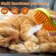 Purr-fectly Steamy Cat Brush: Fur-Busting, Spa Day in a Spray!