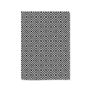 Minimal Geometric Pattern Black & White Wall Art #1
