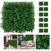 Artificial Grass Wall Panels 12PCS 10x10 Boxwood Hedge Grass Backdrop Wall