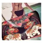 Oriental Elephant Ganesha Mandala Surf Swim Bath Beach Towel Holiday Xmas Gift