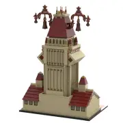 MOC-143014 Clock Tower Architecture from Video Game Building Toys 2995 Pieces