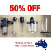 Blender stick 5 combo set Stainless Steel multi speed measure cup cake mixer